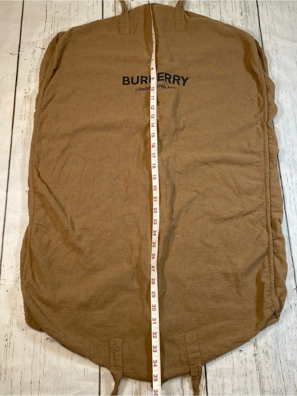 Burberry London England Cloth Foldable Garment Bag